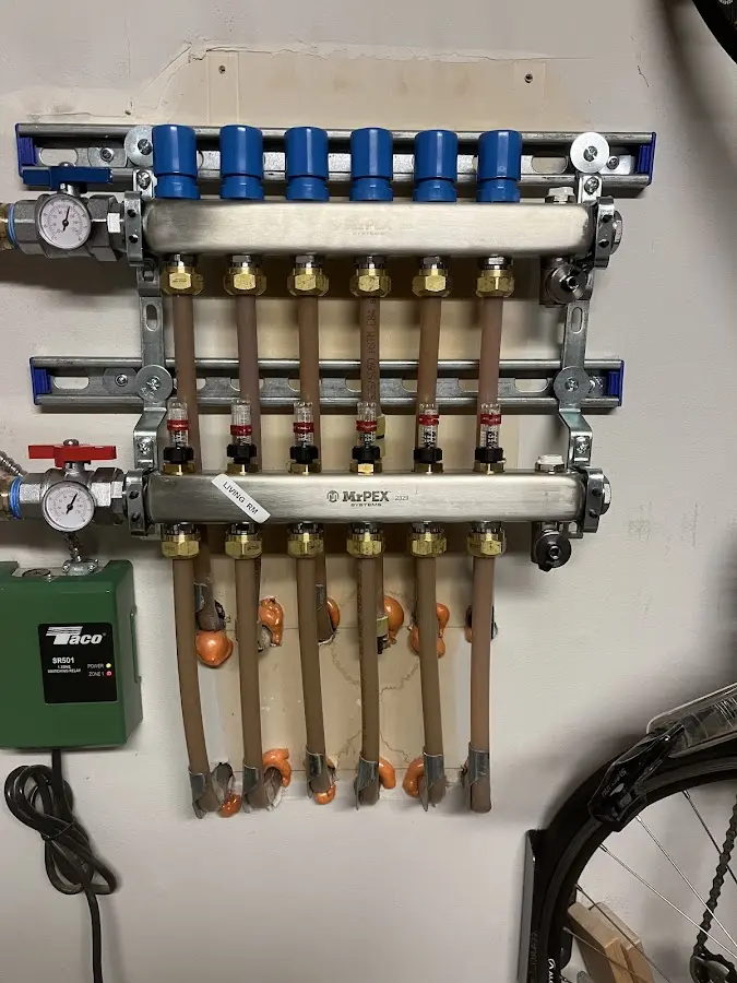 Plumber performing Leak Detection at a residential property in Ferndale